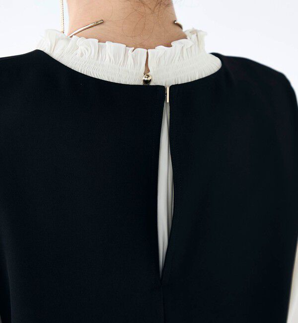 NOLLEY'S「ウォッシャブルVネックサロペット」|オールインワン|