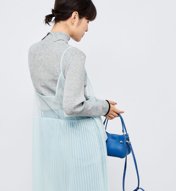 NOLLEY'S「《手洗い可能》3&times;2リブ配色タートルネック」|ニット・セーター|