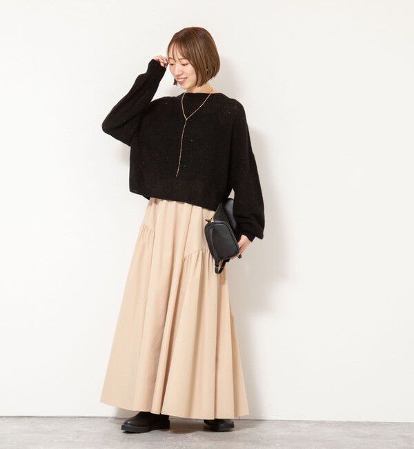 NOLLEY'S「《手洗い可能》スパンコールプルオーバー」|ニット・セーター|