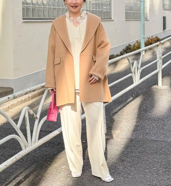 NOLLEY'S sophi「ブライト紡毛Vネックプルオーバー」|ニット・セーター|