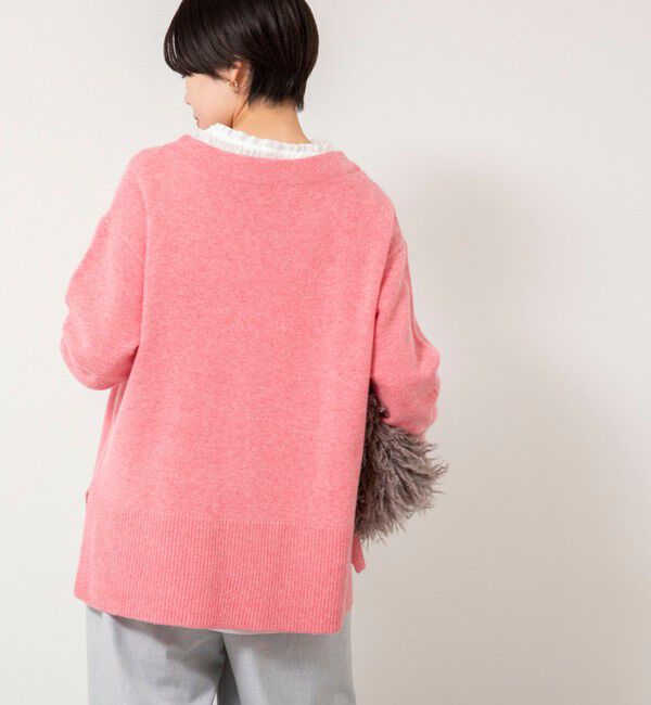 NOLLEY'S「ウールナイロンロング丈プルオーバー」|ニット・セーター|