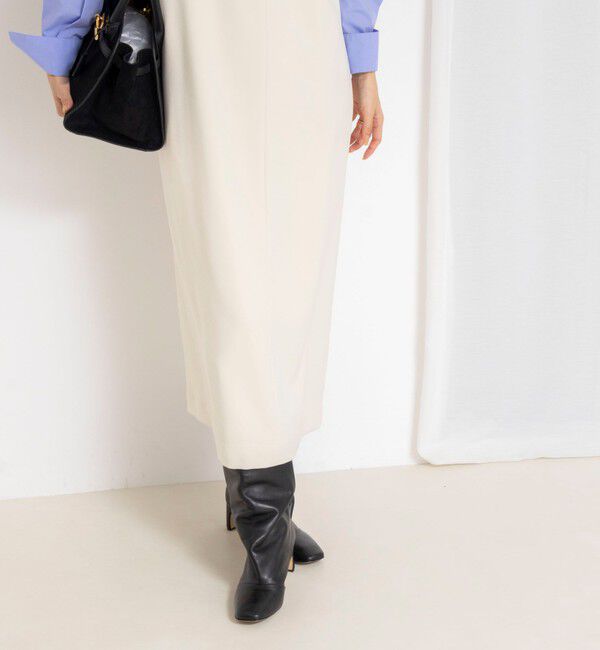 NOLLEY'S「ウォッシャブルフラノ風ジャンパーワンピース」|ワンピース|