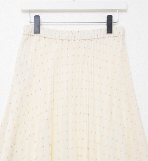 NOLLEY'S「ウォッシャブルラメカットドビープリーツスカート」|スカート|