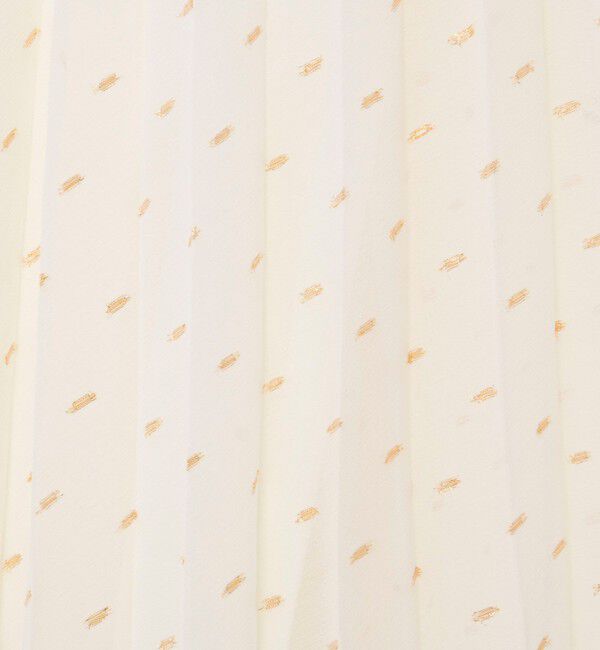 NOLLEY'S「ウォッシャブルラメカットドビープリーツスカート」|スカート|