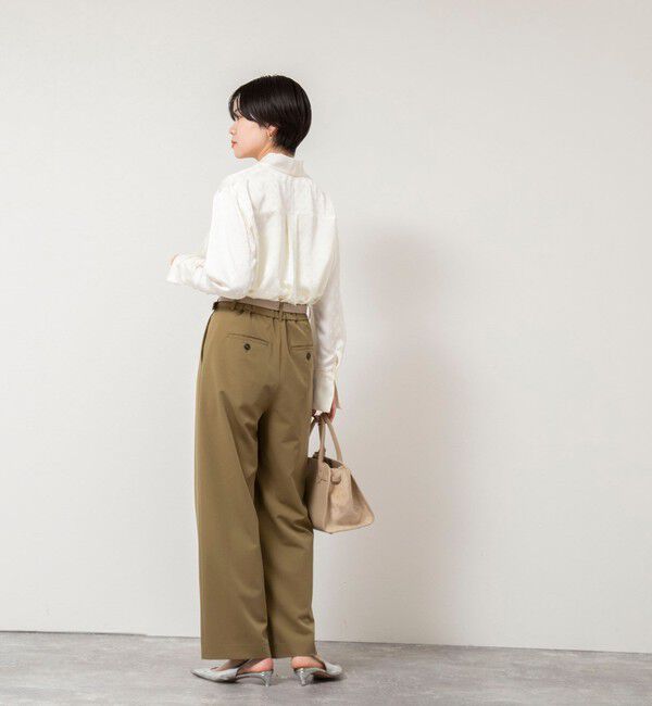 NOLLEY'S sophi「ウォッシャブルサテンドビーボウタイブラウス」|シャツ・ブラウス|