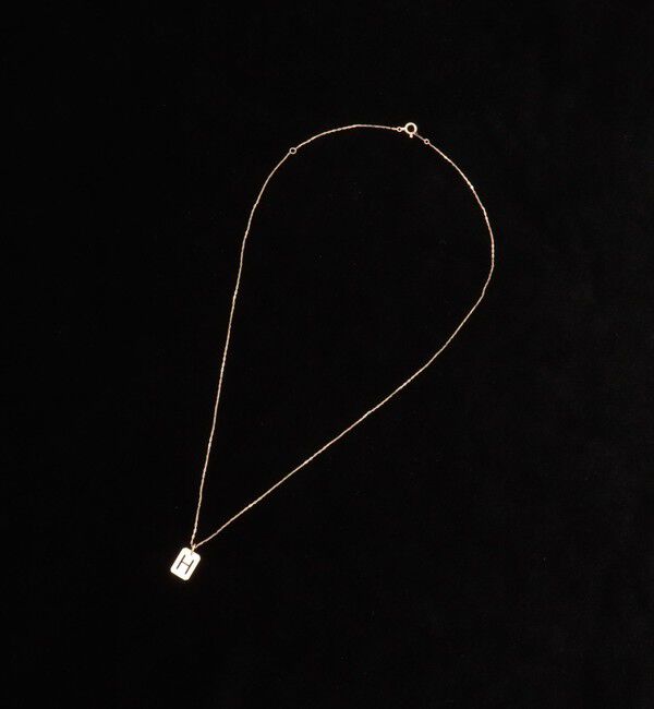 grace grace「【grace grace/グラスグラス】10KイニシャルプレートNL-H」|ネックレス|