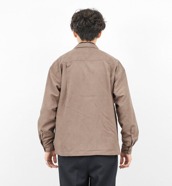 NOLLEY'S goodman「ポリスエード シャツブルゾン 25AW」|ブルゾン・スタジャン|