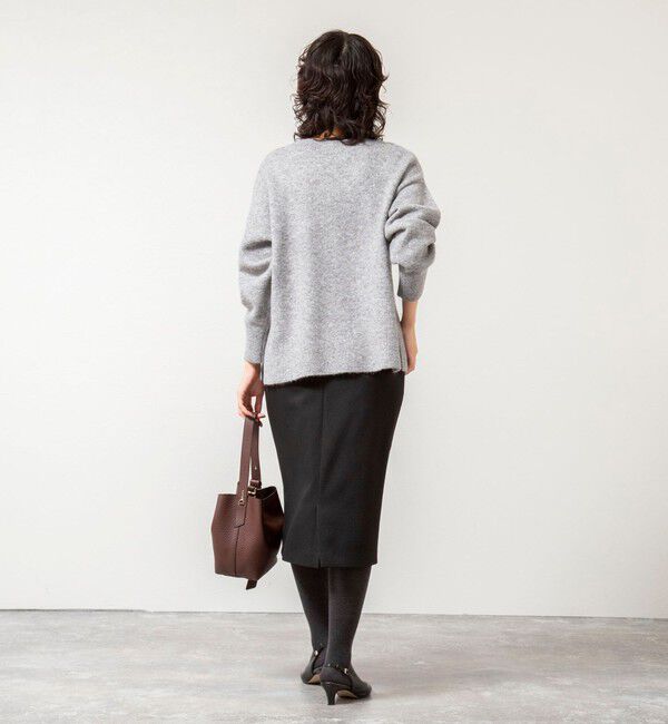 NOLLEY'S sophi「《手洗い可能》モヘヤスパンコールVネックプルオーバー」|ニット・セーター|