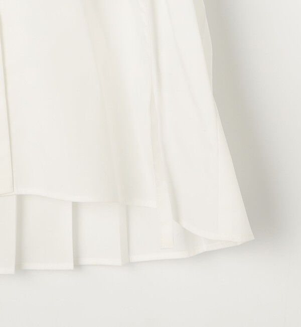 NOLLEY'S sophi「ウォッシャブルドレープポプリンバックプリーツシャツ」|シャツ・ブラウス|