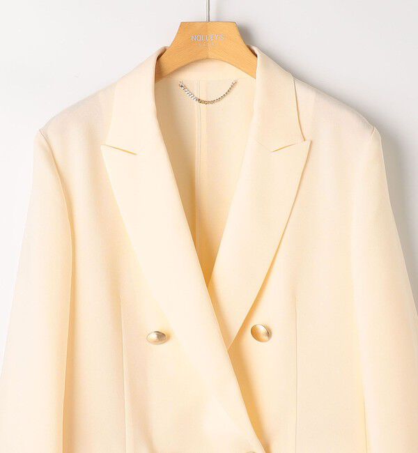 NOLLEY'S sophi「《セットアップ対応》ウォッシャブルスラブオックスダブルジャケット」|テーラードジャケット|