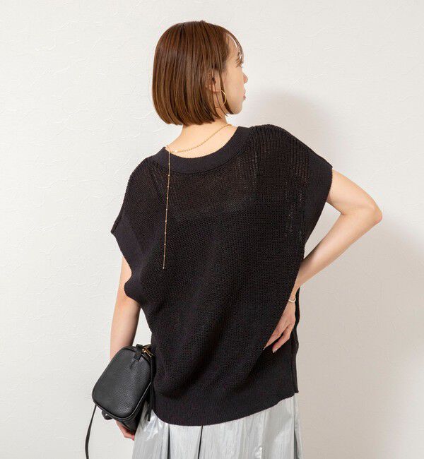 NOLLEY'S「【WEB限定】《手洗い可能》ペーパーヤーン2WAYベスト」|ベスト・ジレ|