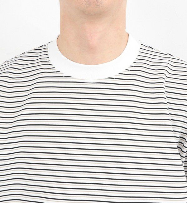 NOLLEY'S goodman「シルケットボーダーTシャツ / クルーネック / 26SS」|Tシャツ・カットソー|