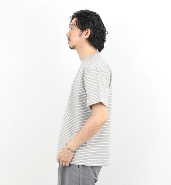 NOLLEY'S goodman「シルケットボーダーTシャツ / クルーネック / 26SS」|Tシャツ・カットソー|