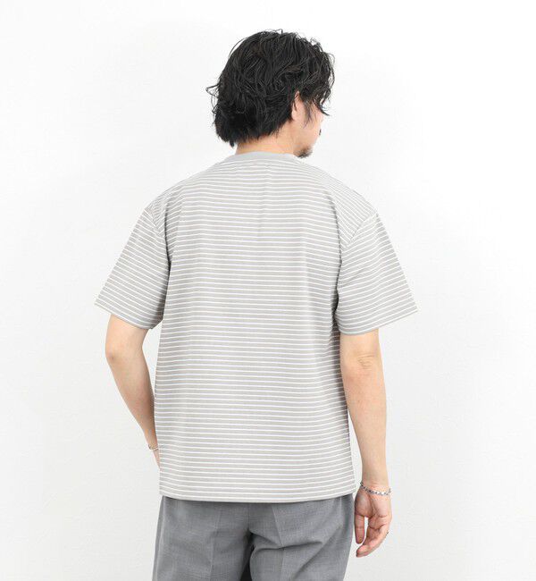 NOLLEY'S goodman「シルケットボーダーTシャツ / クルーネック / 26SS」|Tシャツ・カットソー|