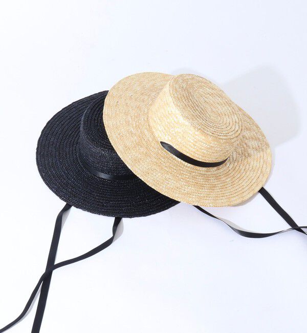 NOLLEY'S「【Benelli Montacone/ベネリ モンタコーネ】カンカン帽リボン付き」|ハット|