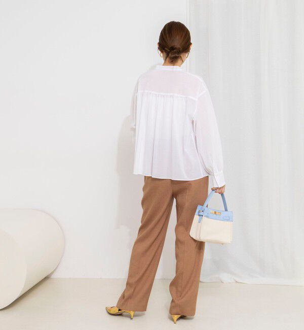 NOLLEY'S「ウォッシャブル100/2ガスボイルボウタイブラウス」|シャツ・ブラウス|