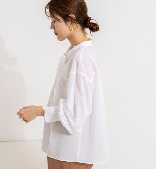 NOLLEY'S「ウォッシャブル100/2ガスボイルボウタイブラウス」|シャツ・ブラウス|