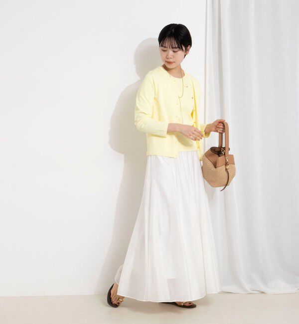 NOLLEY'S sophi「ウォッシャブルシアーボリュームフレアロングスカート」|フレア|