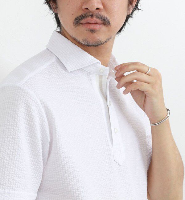 NOLLEY'S goodman「《ビジカジ対応》サッカーテープポロシャツ / ビズポロ /26SS」|ポロシャツ|