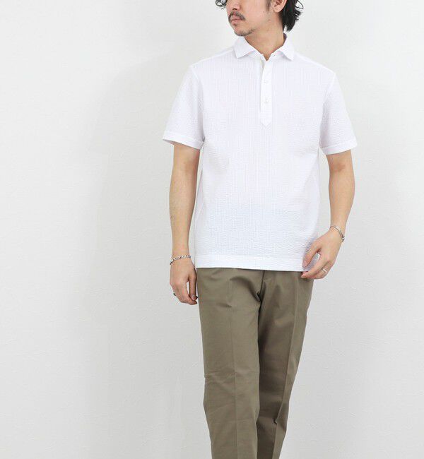 NOLLEY'S goodman「《ビジカジ対応》サッカーテープポロシャツ / ビズポロ /26SS」|ポロシャツ|