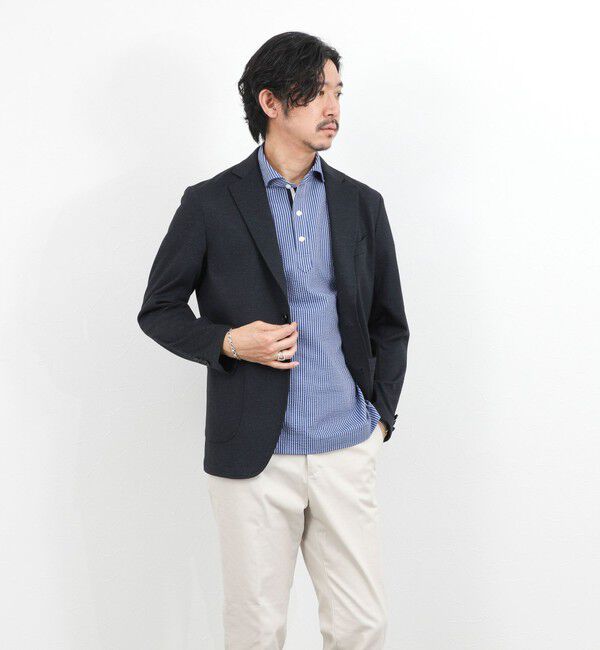 NOLLEY'S goodman「《ビジカジ対応》サッカーテープポロシャツ / ビズポロ /26SS」|ポロシャツ|