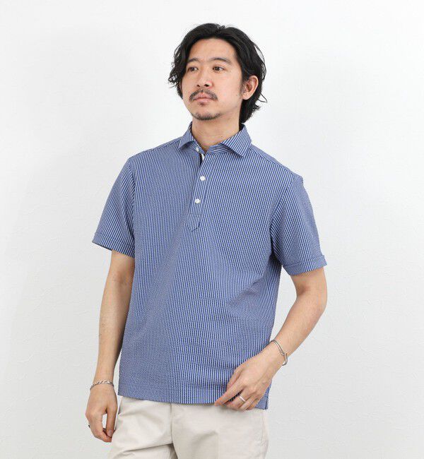 NOLLEY'S goodman「《ビジカジ対応》サッカーテープポロシャツ / ビズポロ /26SS」|ポロシャツ|