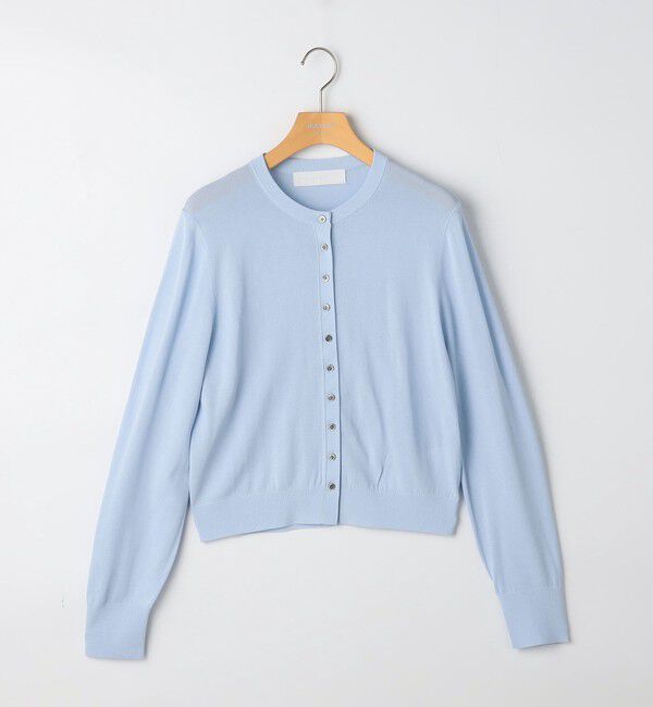 NOLLEY'S sophi「《手洗い可能/アンサンブル対応》マルチファンクションハイゲージクルーネックカーディガン」|カーディガン|