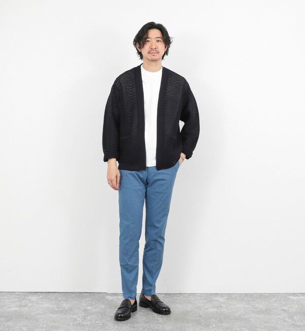 NOLLEY'S goodman「《ビジカジ対応》綿麻COOLMAX スリムフィットパンツ 26SS」|チノ|