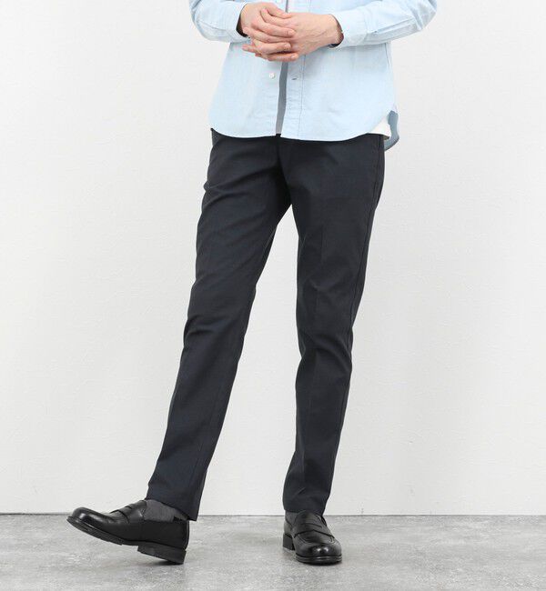 NOLLEY'S goodman「《ビジカジ対応》綿麻COOLMAX スリムフィットパンツ 26SS」|チノ|