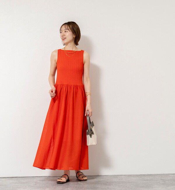 NOLLEY'S sophi「【WALANCE/ワランス】paper rib knit dress」|ワンピース|