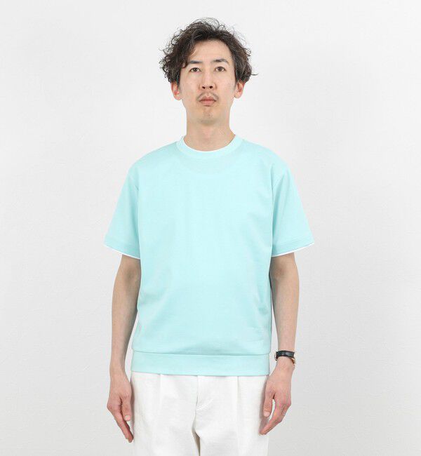 NOLLEY'S goodman「超長綿ハイゲージポンチ フェイクレイヤードTシャツ 26SS」|Tシャツ・カットソー|