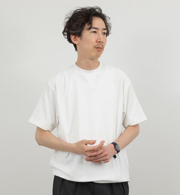 NOLLEY'S goodman「《セットアップ対応》Vガゼット パイルTシャツ 26SS」|Tシャツ・カットソー|