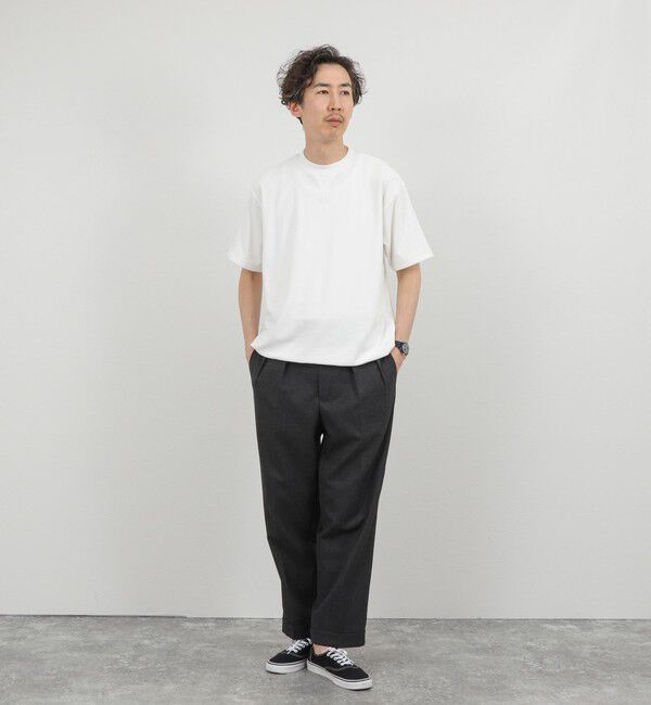 NOLLEY'S goodman「《セットアップ対応》Vガゼット パイルTシャツ 26SS」|Tシャツ・カットソー|