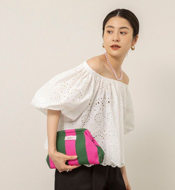 MAQWEL「【MAQWEL/マクウェル】ウォッシャブルコットンレースブラウス」|シャツ・ブラウス|オフホワイト
