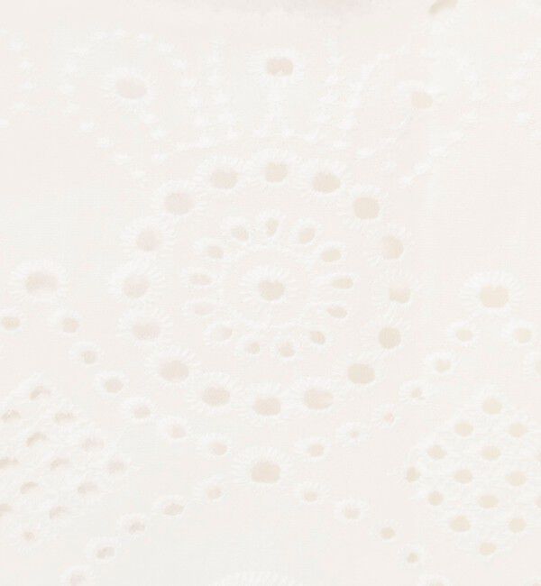 MAQWEL「【MAQWEL/マクウェル】ウォッシャブルコットンレースブラウス」|シャツ・ブラウス|