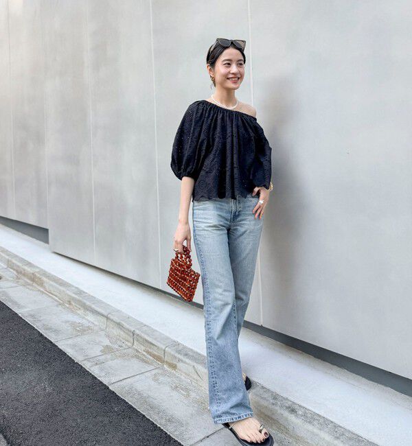 MAQWEL「【MAQWEL/マクウェル】ウォッシャブルコットンレースブラウス」|シャツ・ブラウス|