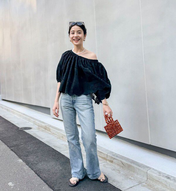 MAQWEL「【MAQWEL/マクウェル】ウォッシャブルコットンレースブラウス」|シャツ・ブラウス|