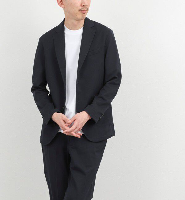 NOLLEY'S goodman「《ビジカジ/セットアップ対応》強撚バスケット イージージャケット 26SS」|テーラードジャケット|