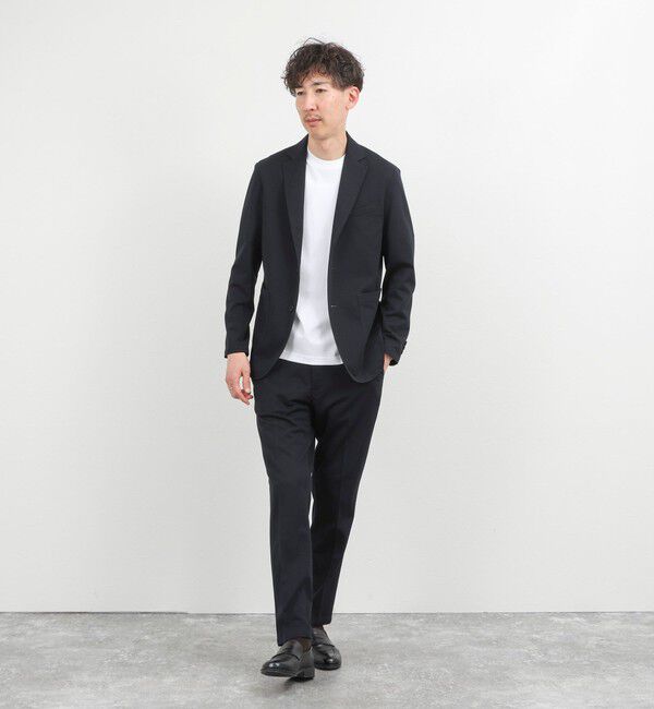 NOLLEY'S goodman「《ビジカジ/セットアップ対応》強撚バスケット イージージャケット 26SS」|テーラードジャケット|