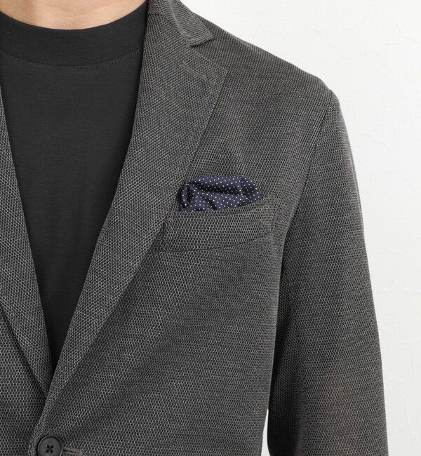 NOLLEY'S goodman「《ビジカジ/セットアップ対応》強撚バスケット イージージャケット 26SS」|テーラードジャケット|