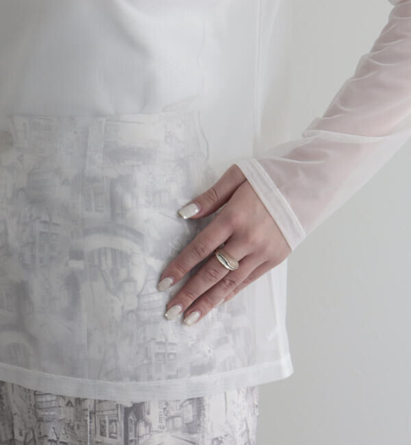 fredy emue「ランドスケープシアープルオーバー」|Tシャツ・カットソー|