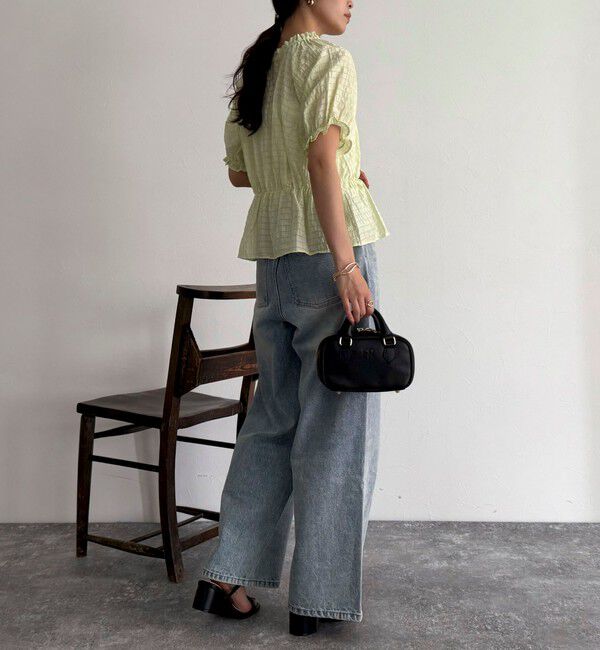 fredy emue「クロップドペプラムブラウス」|シャツ・ブラウス|