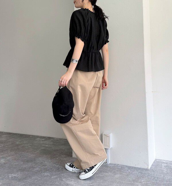 fredy emue「クロップドペプラムブラウス」|シャツ・ブラウス|