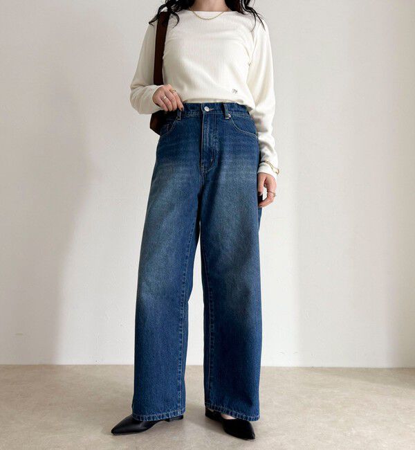 fredy emue「ドロストデニムパンツ」|デニム|