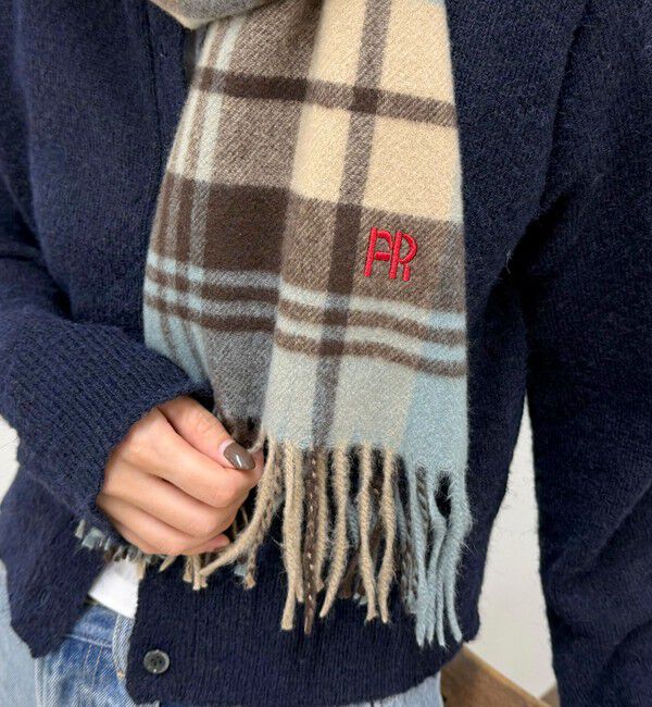 fredy emue「ソフトチェックストール」|ストール|