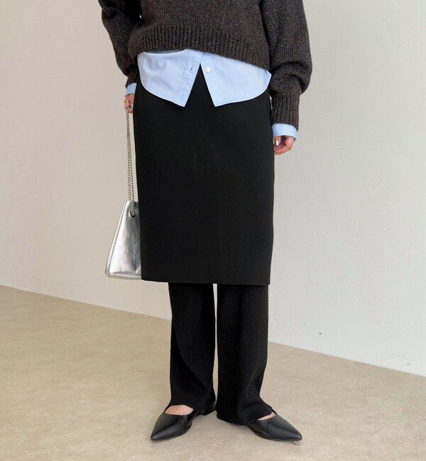 fredy emue「rib knit skirt&pants」|チノ|