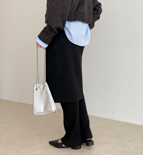 fredy emue「rib knit skirt&pants」|チノ|
