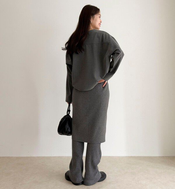 fredy emue「rib knit skirt&pants」|チノ|