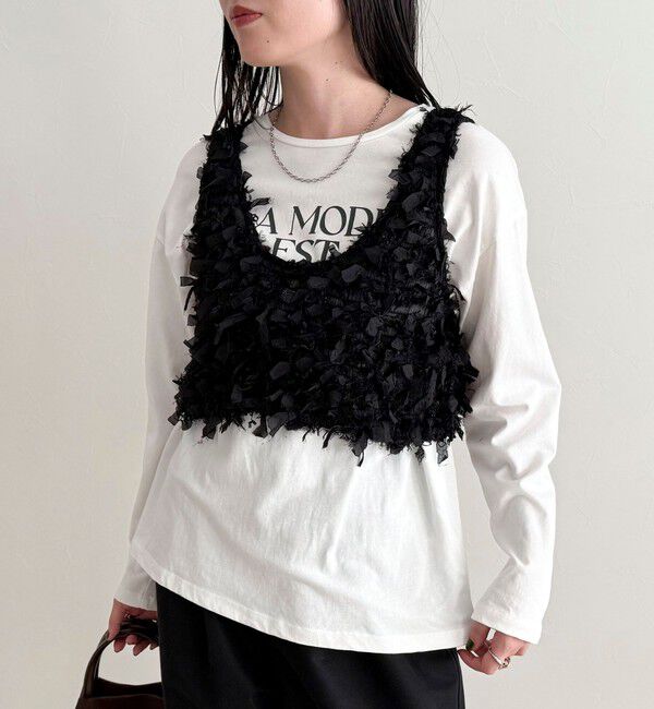 fredy emue「リボンテープビスチェ」|ベスト・ジレ|