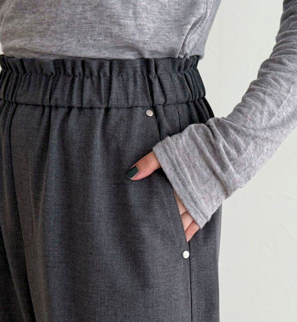 fredy emue「TRイージーセミワイドパンツ」|チノ|